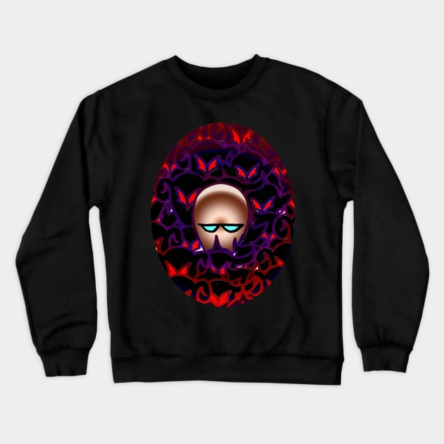 Alone With My Demons Crewneck Sweatshirt by TheWorldofWitt